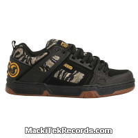 Men: DVS Comanche Black  Jungle Camo Nubuck